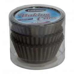 OnlyOneStopShop Fantastic Brown Baking Cups Mini 72 Ct