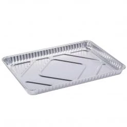 Nicole Collection Disposable Aluminum Half Size Baking Tray Cookie Sheets 16" X 11" X 1.25"