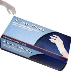 OnlyOneStopShop 100 PC Vinyl Disposable Gloves - Medium