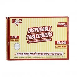 OnlyOneStopShop K&C Clear Heavy Duty Plastic Tablecloth 66X140