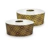 Hanna K Premium Heavyweight Paper Plaid Tube Round Loaf Pans 5"x2.25" 4CT