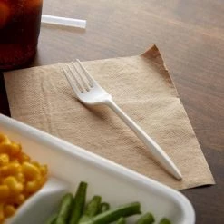 Nicole Collection Nicole Home Collection Plastic Cutlery Forks Medium Weight Disposable White