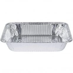 Nicole Collection Disposable Aluminum Pan 1/2 Size Deep Foil Pan Regular Weight 9' X 13" 10 Nicole Collection Disposable Aluminum Pan 1/2 Size Deep Foil Pan Regular Weight 9' X 13