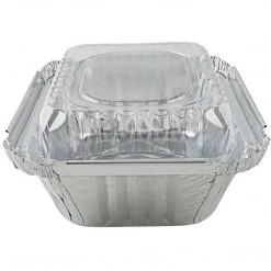 Nicole Collection Disposable Aluminum 1Lb Oblong Foil Pan 5