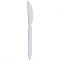 Nicole Collection Nicole Home Collection 50 Count Medium Weight Knife White Plastic Cutlery