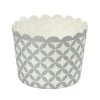 Blue Sky Simcha Collection Scalloped White Silver Baking Cup 20 Ct Baking Cups