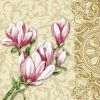 Nicole Fantini Collection Timeless Tulip 2 Disposable Lunch Paper Napkins 20 Ct Elegant Napkins