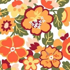 Nicole Fantini Collection Elegant Napkins Scattered Blossoms Disposable Lunch Paper Napkins 20 Ct