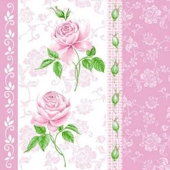 Nicole Fantini Collection Flowers #33 Disposable Lunch Paper Napkins 20 Ct
