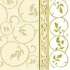 Nicole Fantini Collection Elegant Napkins Golden Curlicue 1 Disposable Lunch Paper Napkins 20 Ct
