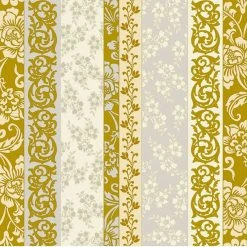 Nicole Fantini Collection Rose Gold Scrolls Disposable Lunch Paper Napkins 20 Ct