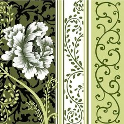 Nicole Fantini Collection Vector #24 Disposable Lunch Paper Napkins 20 Ct Elegant Napkins