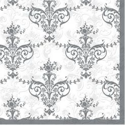 Nicole Fantini Collection Elegant Napkins Metallic #1 Disposable Lunch Paper Napkins 20 Ct