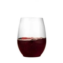 Elegant Cups Lillian Tablesettings Plastic Wine Glasses Stemless Shooter 16 Oz