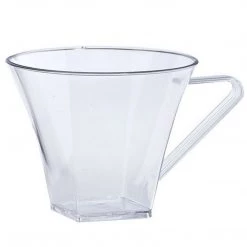 SALE Lillian Tablesettings Coffee Mugs Set Clear 8 Oz 8ct Clearance Sale