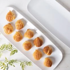 Blue Sky Organic White Tray Rectangle 17.5″ Elegant Trays