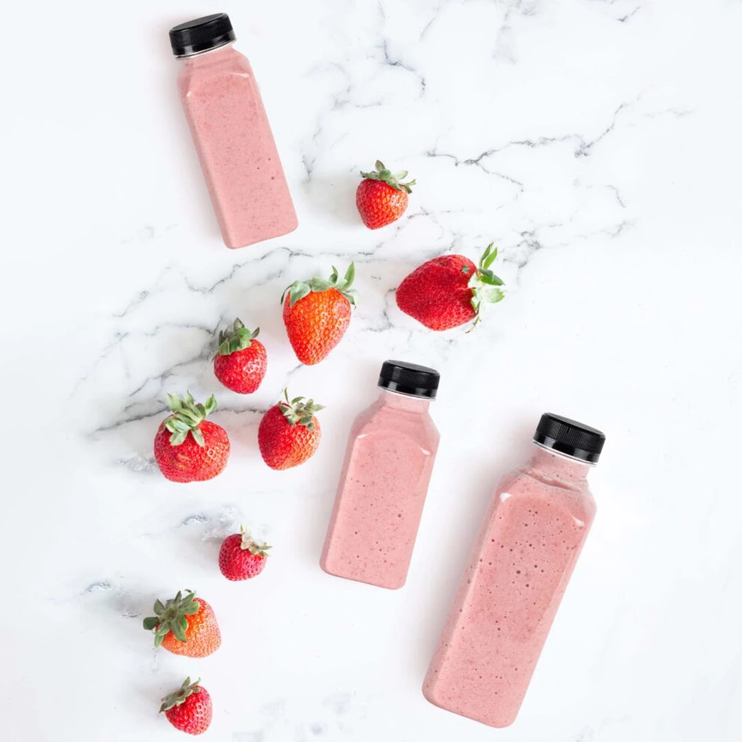 Blue Sky Plastic Bottles Container With Lids 12oz 2 Blue Sky Plastic Bottles Container With Lids 12oz