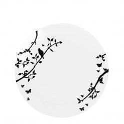 Decorline Elegant Party Sets Spring Collection White And Black Tableware Package Set 7 Decorline Elegant Party Sets Spring Collection White And Black Tableware Package Set