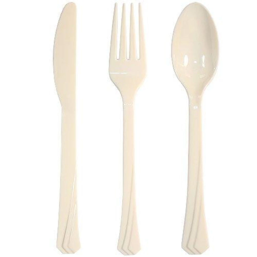 Hanna K Signature Hanna K. Signature Heavy Plastic Soupspoon Ivory 2 Hanna K Signature Hanna K. Signature Heavy Plastic Soupspoon Ivory