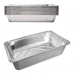 Nicole Collection Disposable Aluminum Full Size Deep Roaster 18 X 14 X 3.5"