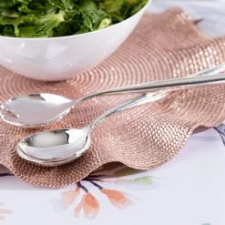 Blue Sky Serving Utensils Novelty Serving Plastic Flatware Spoon & Spork Silver 13"