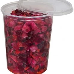 OnlyOneStopShop 32 Oz. Lightweight Clear Plastic Round Deli Container With Lids Deli Storage Containers