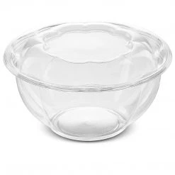 OnlyOneStopShop 32 Oz Salad To-Go Containers - Clear Plastic Disposable Salad Containers/Bowls With Airtight Lids