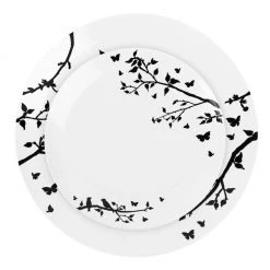 Decorline Elegant Party Sets Spring Collection White And Black Tableware Package Set