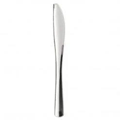 Lillian Elegant Cutlery Premium Plastic Knife Polished Silver