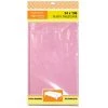 Nicole Fantini Collection Disposable Plastic Premium Tablecloth Heavyweight Rectangle Medium Pink 54" X 108"