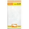 Nicole Fantini Collection Disposable Plastic Premium Tablecloth Heavyweight Rectangle White 54" X 108"