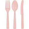 Party Dimensions Heavy Pink Combo Cutlery Plastic Cutlery