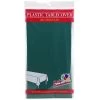 Party Dimensions Tablecloths & Placemats Tablecover Plastic Hunter Green Rectangular 54'' X 108''