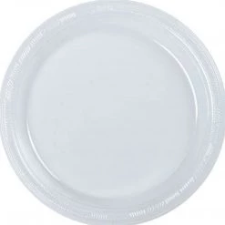 Hanna K Signature Hanna K. Signature Heavy Weight Plastic Plates White 10"