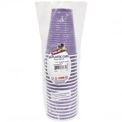 Party Dimensions SALE Hydrangea Co-Ex Plastic Cup 12 Oz 20 Count Clearance Sale