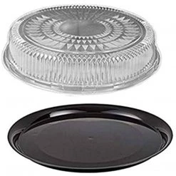 Nicole Collection 12" Clear Plastic Dome Lids