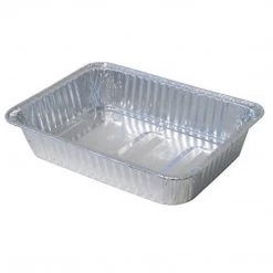 Nicole Collection Disposable Aluminum Large Rectangular Rack Roaster 17 X 12.5 X 3.19