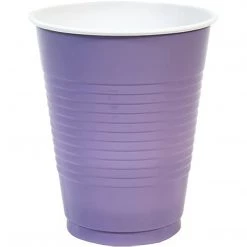 Party Dimensions Clearance Sale SALE Hydrangea Co-Ex Plastic Cup 18 Oz 16 Count