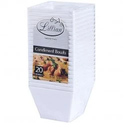 Serving Bowls Lillian Tablesettings Condiment Bowl Pearl 8 Oz 10 Serving Bowls Lillian Tablesettings Condiment Bowl Pearl 8 Oz