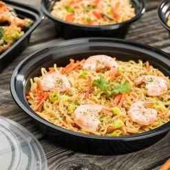 Nicole Collection Meal Prep Containers 48oz Black Round Microwavable Container With Clear Lids 7 Nicole Collection Meal Prep Containers 48oz Black Round Microwavable Container With Clear Lids