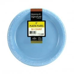 Hanna K Signature SALE Hanna K. Signature Plastic Plates Light Blue 9
