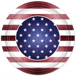 Nicole Home Collections 4th Of July Americana Premium Paper Plates 10"