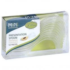 Lillian Mini Clear Plastic Presentation Spoon 5 Oz