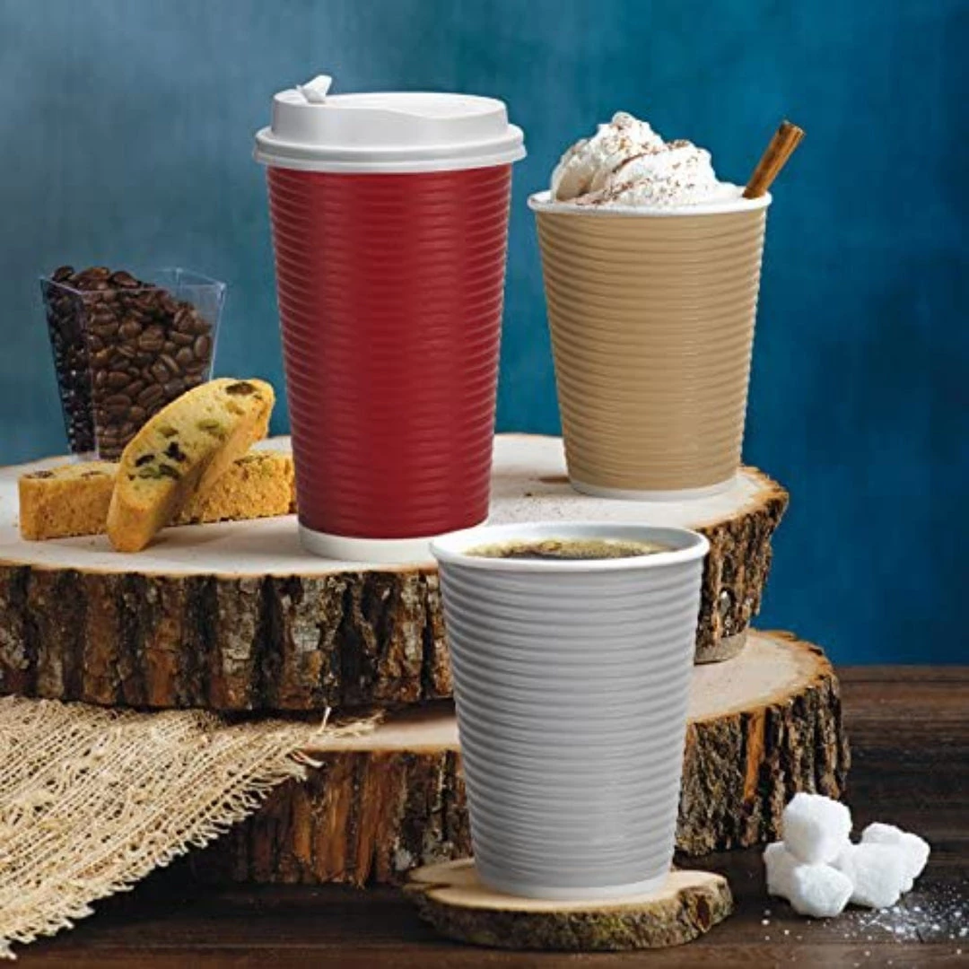 Nicole Home Paper Cups Paper Cup Tan Hot Cold With Lid 12 Oz 2 Nicole Home Paper Cups Paper Cup Tan Hot Cold With Lid 12 Oz