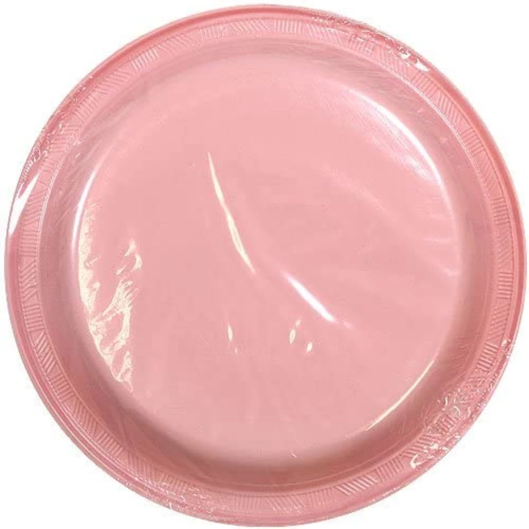Hanna K. Signature Plastic Plates Pink 7" 3 Hanna K. Signature Plastic Plates Pink 7"