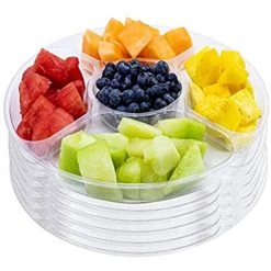 Party Dimensions Clear 5 Compartment 12