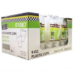 Nicole Collection Plastic Cups Nicole Home Collection Everyday Transparent Plastic Cup 9 Oz 960 Pack