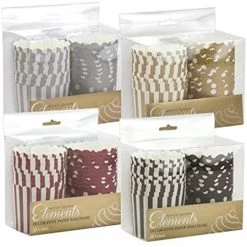Hanna K Premium Heavy Weight Paper Assorted Baking Cups 2.25
