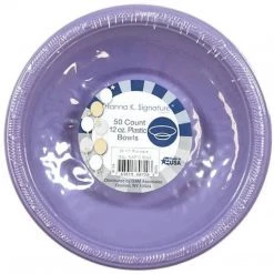 Party Dimensions SALE Hanna K. Signature Collection Plastic Bowl Hydrangea 12oz 12 Count