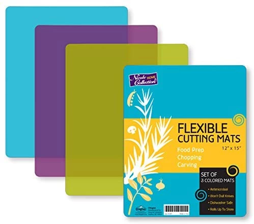 Nicole Collection Aluminum Nicole Home Collection Premium Plastic Assorted Cutting Boards Mats 1 Nicole Collection Aluminum Nicole Home Collection Premium Plastic Assorted Cutting Boards Mats